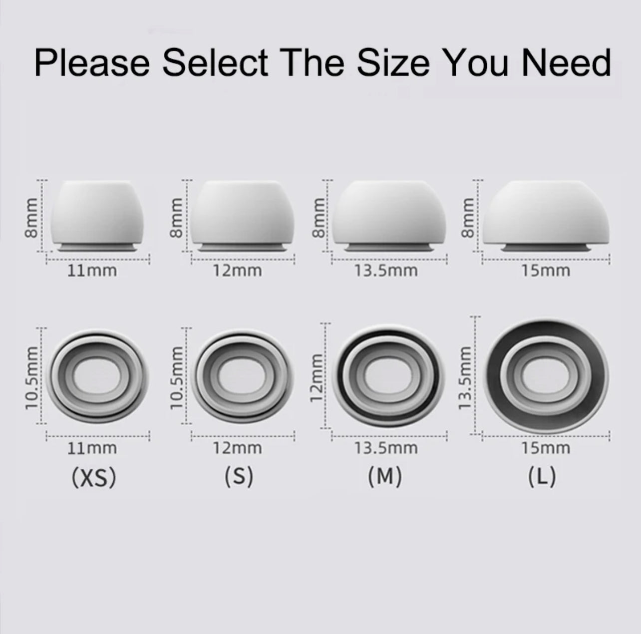 Direct Replacement AirPods Silicone EarBuds- AirPods Accessories Direct Replacement AirPods Silicone EarBuds- AirPods Accessories